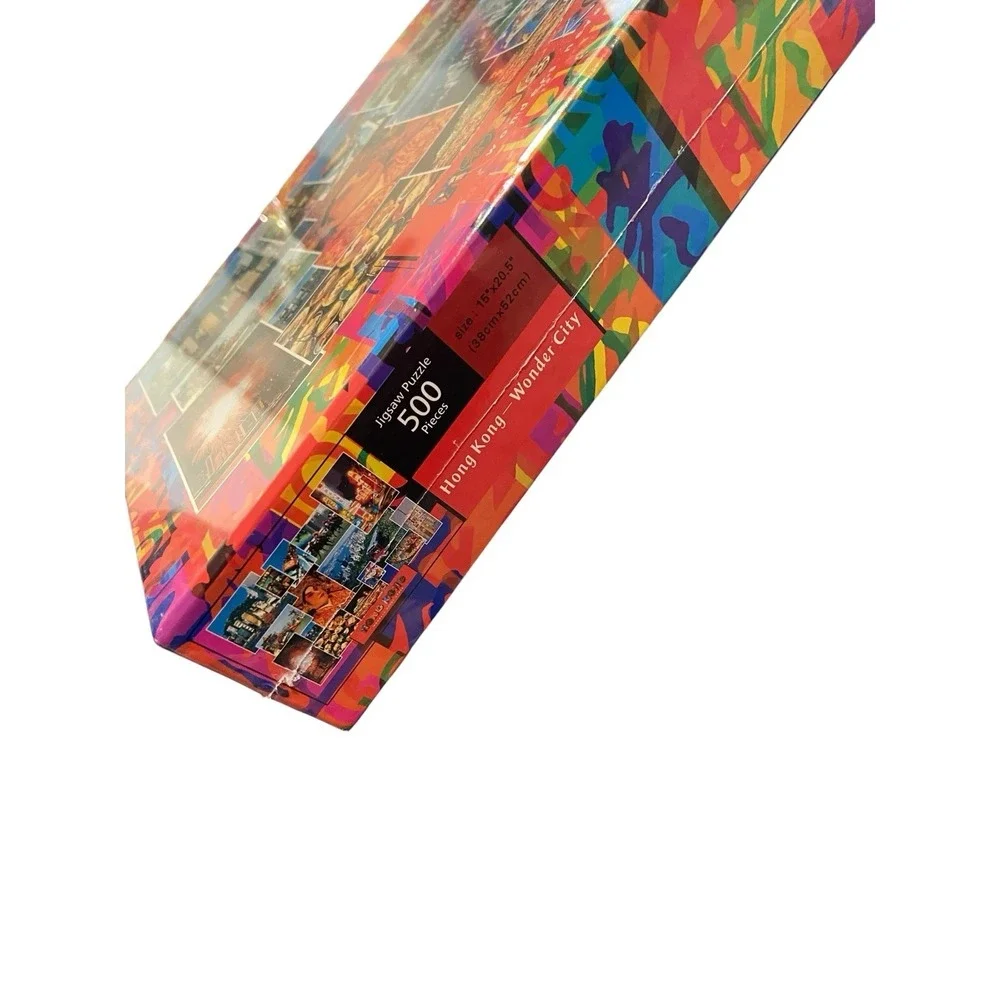 Hong Kong Wonder City 500 Piece Jigsaw Puzzle Sealed‎ Vintage 2000s